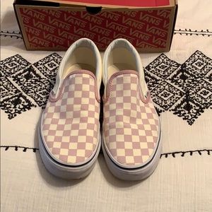 Pink Checkered Vans!